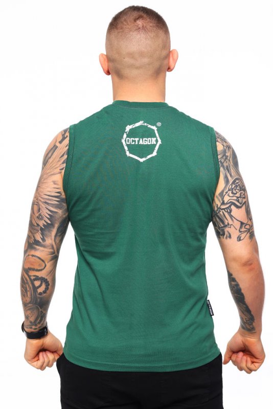 Bezrękawnik Octagon Logo Smash green