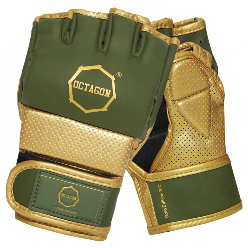 Rękawice MMA Octagon Gold Edition 2.0 khaki