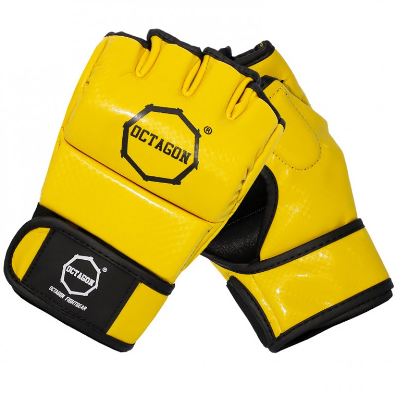 Rękawice MMA Octagon KEVLAR yellow