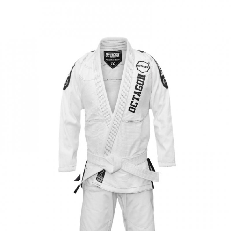 Kimono/GI do BJJ Octagon Caption men white 