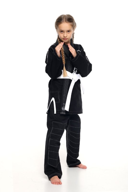 Kimono/GI do BJJ Octagon Caption kids black/white