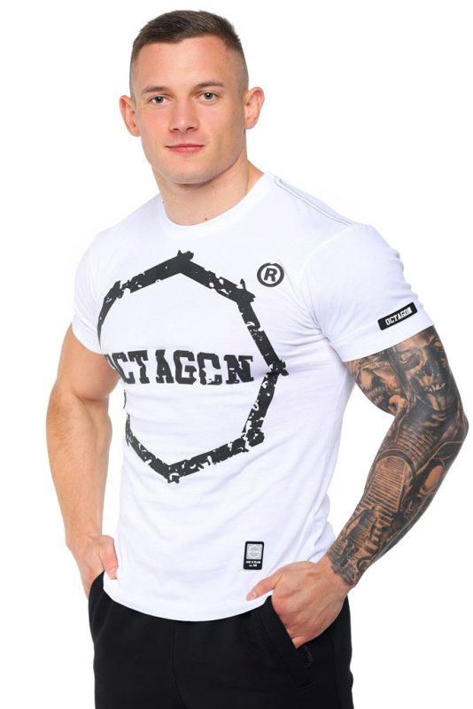 T-shirt Octagon Zęby white