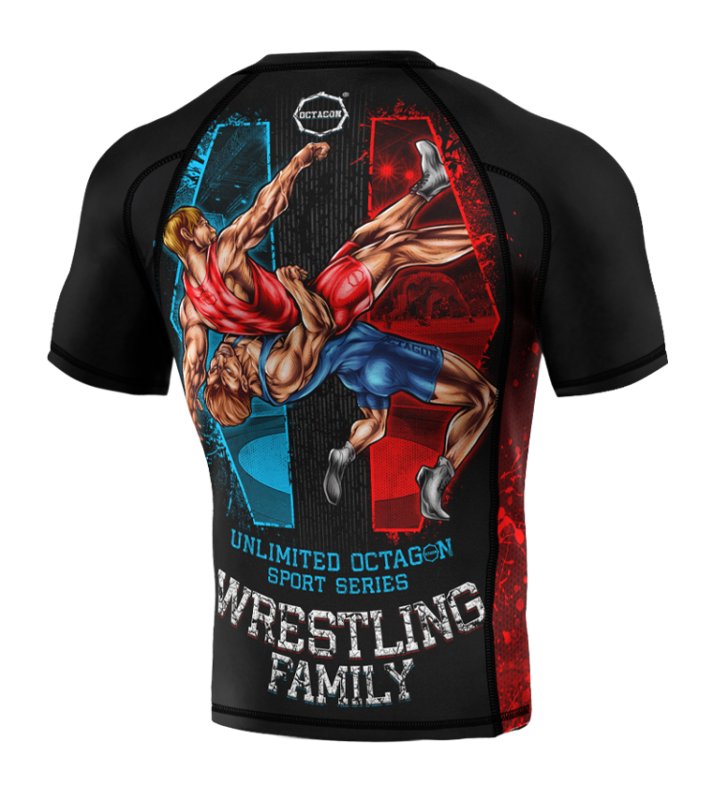 Rashguard Octagon PREMIUM Wrestling Family