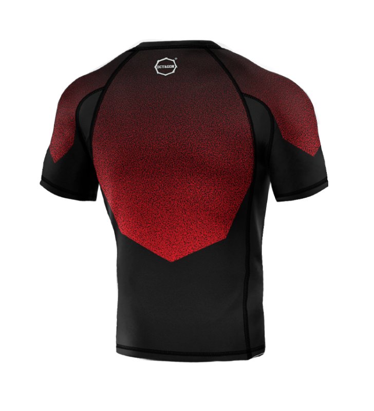 Rashguard Octagon PREMIUM Gentler black/red