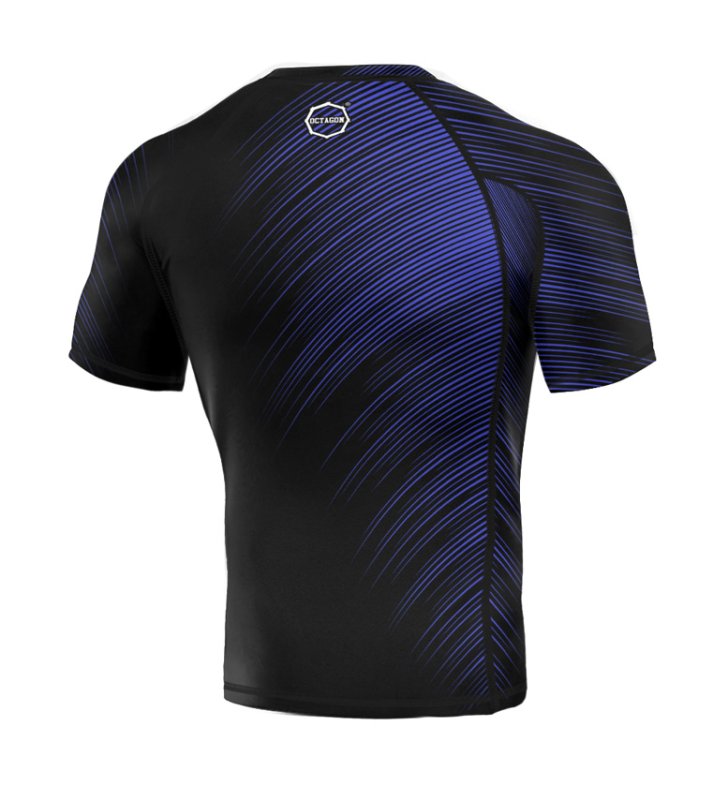 Rashguard Octagon PREMIUM Blast blue