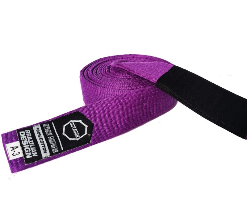 Pas do BJJ fioletowy z panelem