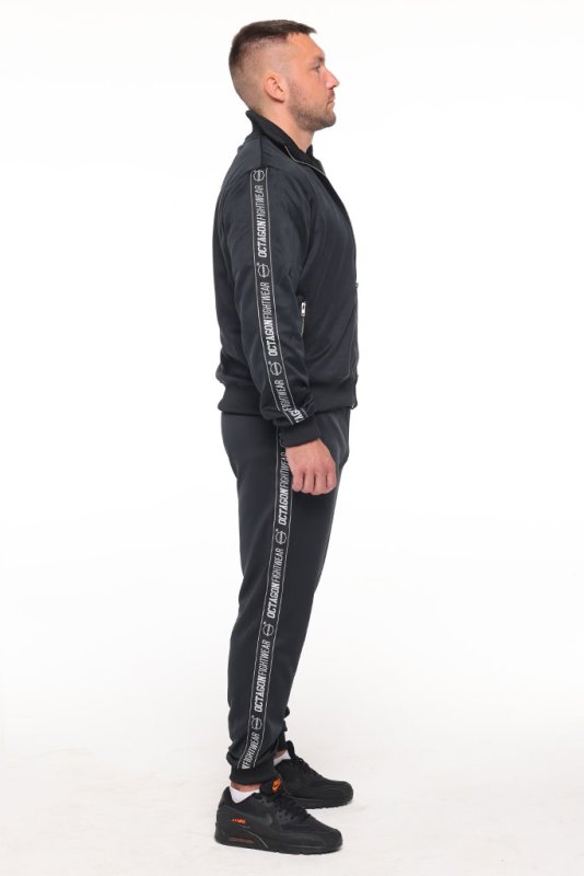 Bluza Octagon UTAH Stripe black 