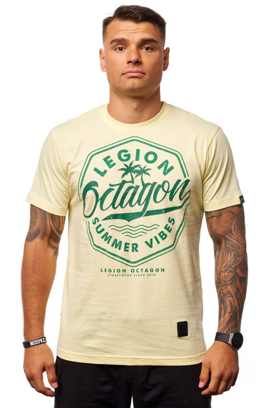 T-shirt Octagon Summer Vibes yellow 