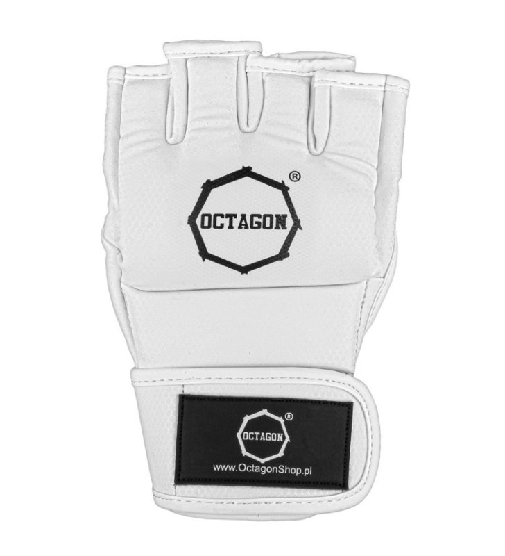 Rękawice MMA Octagon KEVLAR white