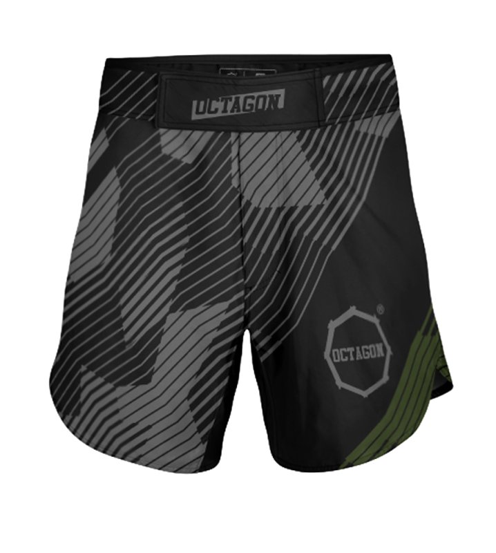 Spodenki szorty MMA Octagon Broken Line black