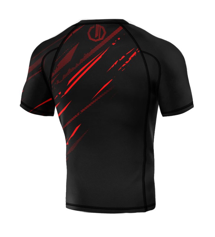 Rashguard Legion Octagon PREMIUM Escape black/red