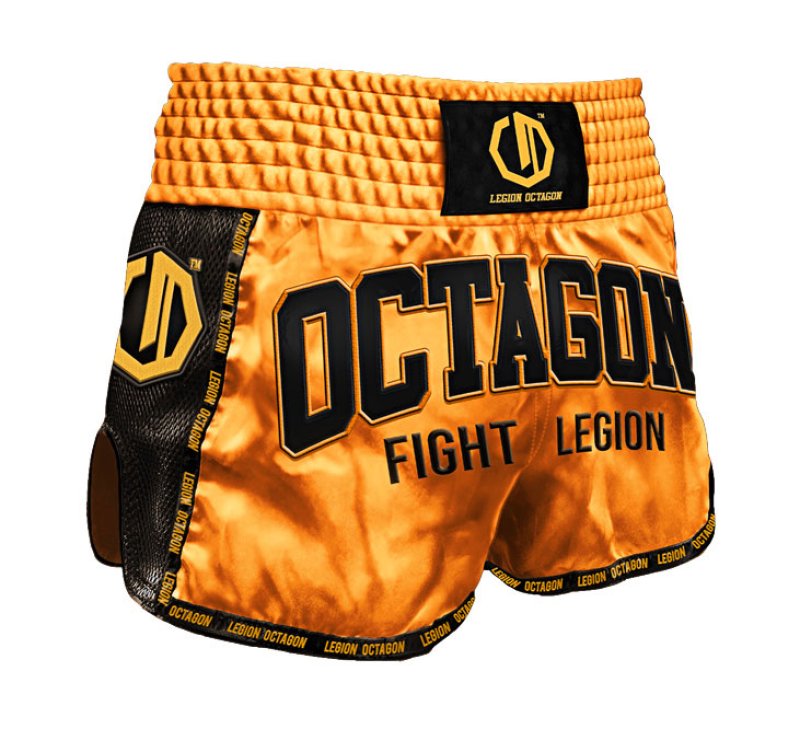 Spodenki Kickboxing/Muay Thai Legion Octagon Fight Legion PREMIUM gold