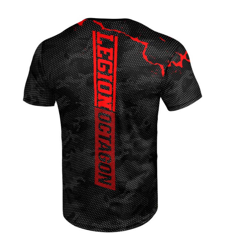 Koszulka sportowa Legion Octagon Marble Camo red