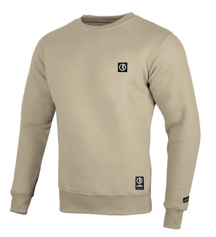 Bluza Legion Octagon Small Logo beige bez kaptura 