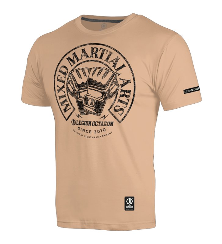 T-shirt Legion Octagon MMA beige