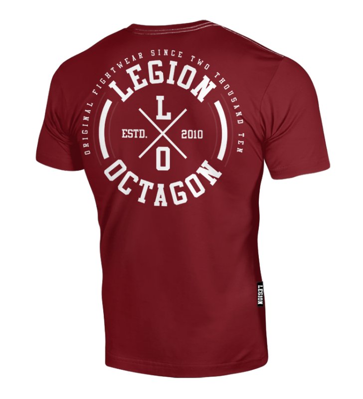 T-shirt Legion Octagon LO burgund