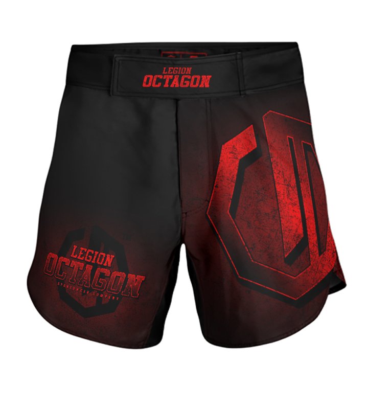Spodenki szorty MMA Legion Octagon Conquest black/red