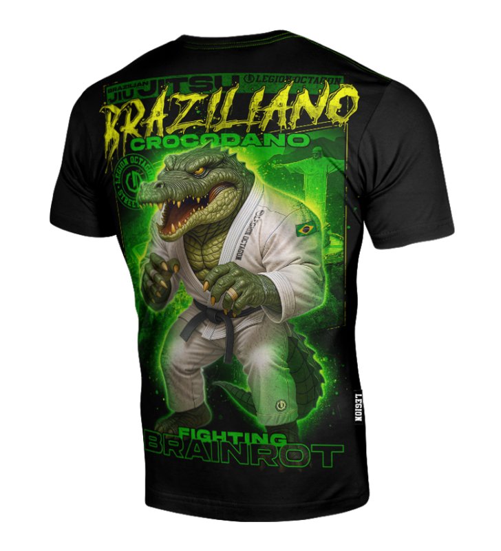 T-shirt Legion Octagon Brainrot Braziliano Crocodano