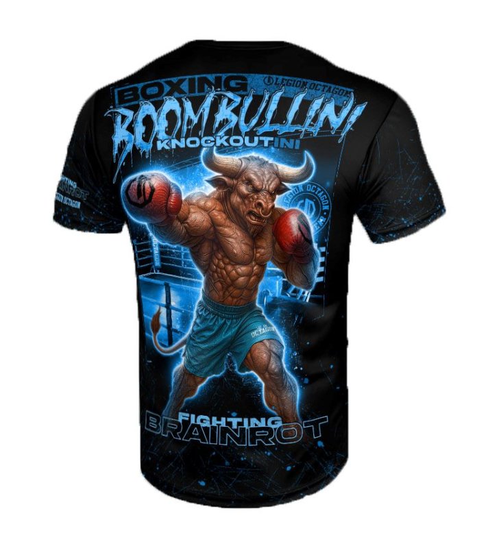 Koszulka sportowa Legion Octagon Brainrot Boombullini Knockoutini 