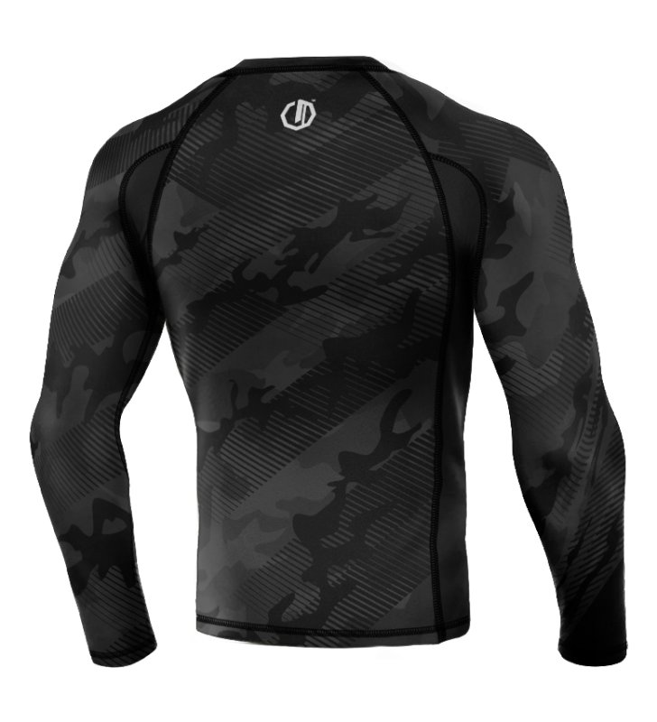 Rashguard Legion Octagon PREMIUM Black Line Camo długi rękaw 