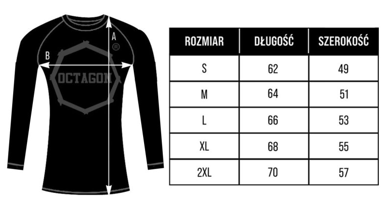 Rashguard Legion Octagon PREMIUM Black Line Camo długi rękaw 