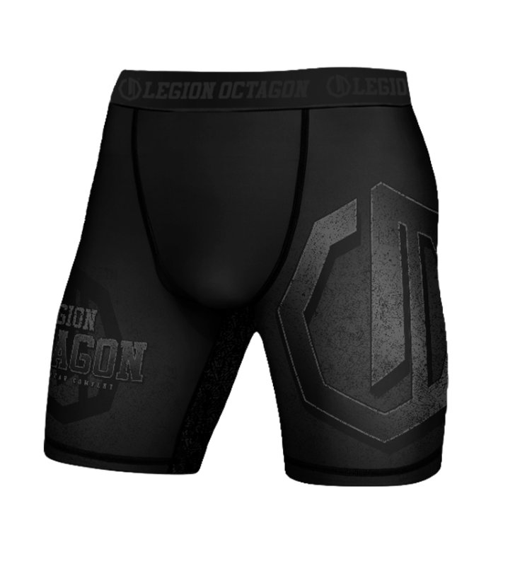 Spodenki kompresyjne Legion Octagon Conquest black/grey 