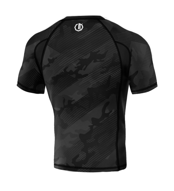 Rashguard Legion Octagon PREMIUM Black line camo 