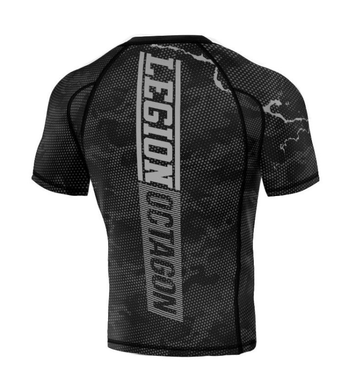 Rashguard Legion Octagon PREMIUM Marble camo grey