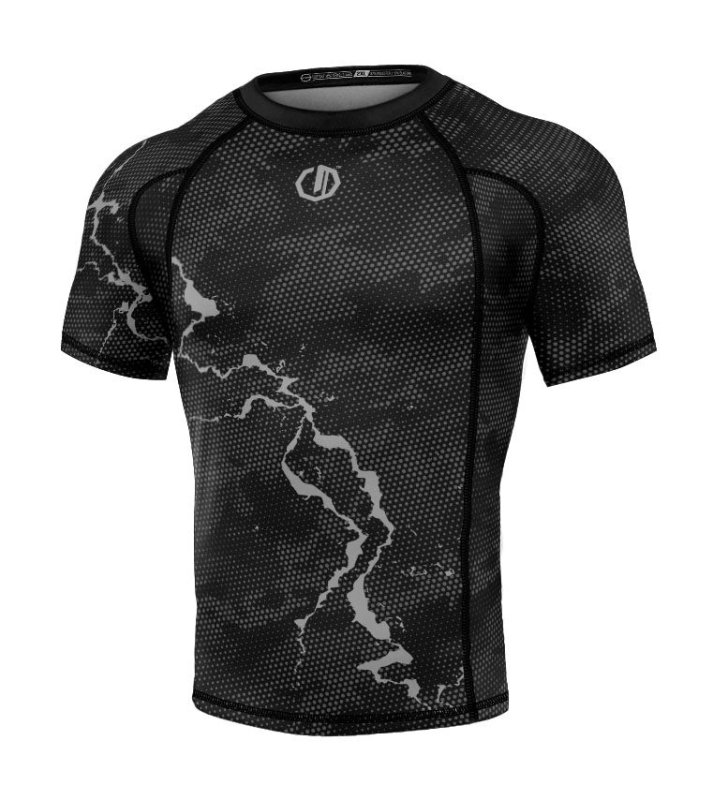 Rashguard Legion Octagon PREMIUM Marble camo grey