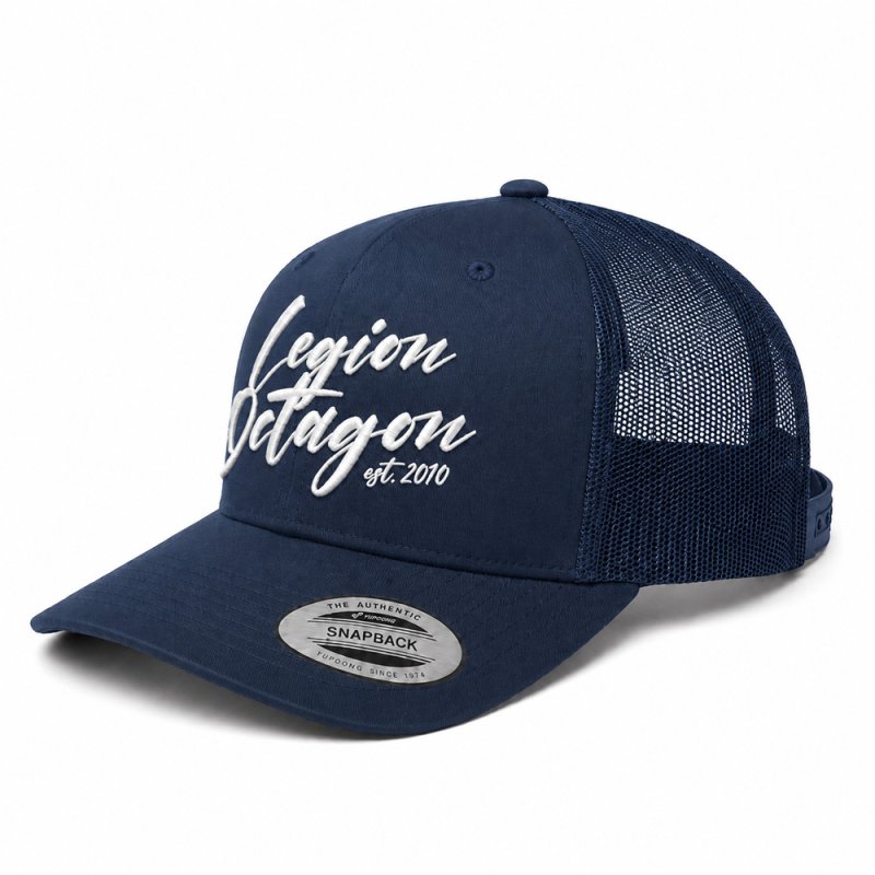 Czapka Snapback Trucker Legion Octagon est. 2010 dark navy