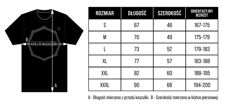 T-shirt Octagon Welcome to my world