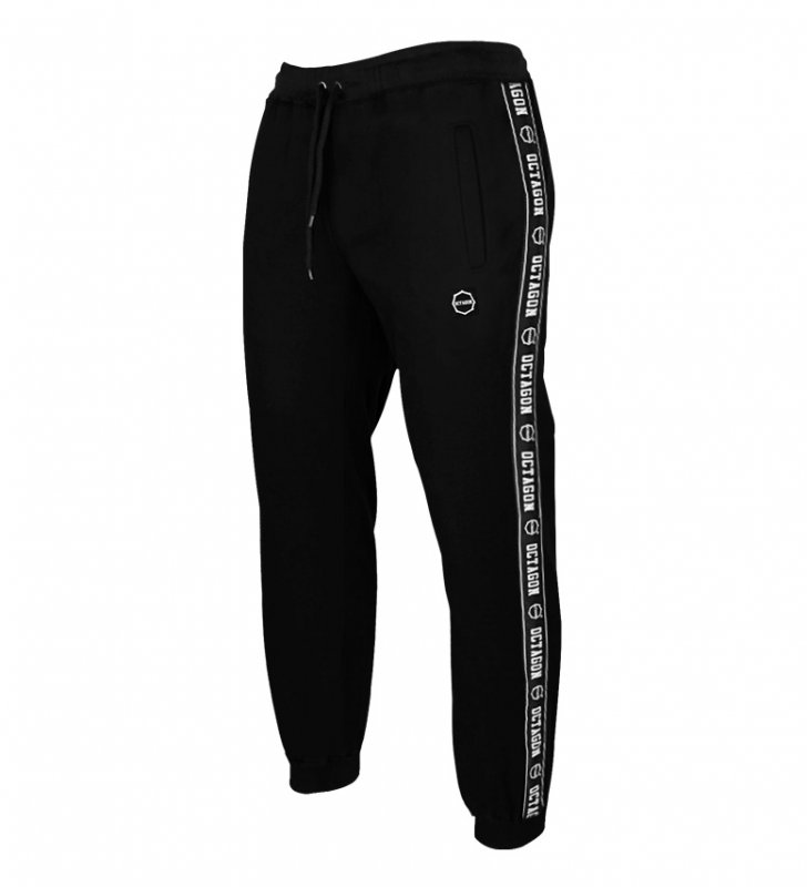 Spodnie Octagon "Stripe" black