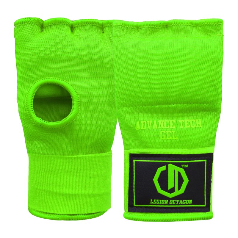Bandaże bokserskie żelowe Legion Octagon Advance Tech Gel parrot green