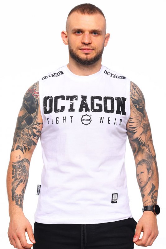 Bezrękawnik Octagon Fight Wear OCTAGON white 