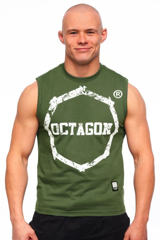 Bezrękawnik Octagon Logo Smash khaki