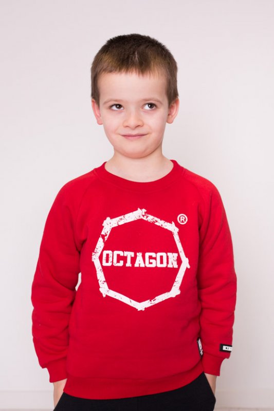 Bluza dziecięca Octagon SMASH red