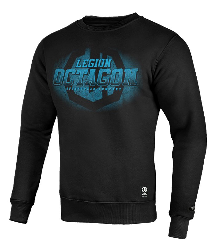 Bluza Legion Octagon Conquest black/blue bez kaptura 