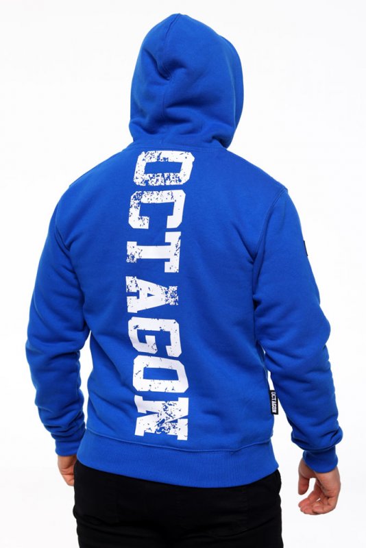 Bluza Octagon Fight Wear OCTAGON niebieska z kapturem