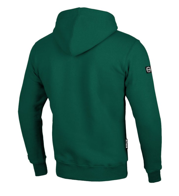 Bluza Octagon Small Logo bottle green z kapturem