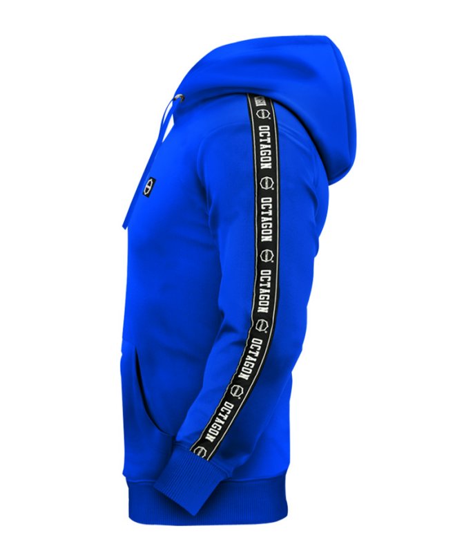 Bluza Octagon ZIP STRIPE z kapturem blue