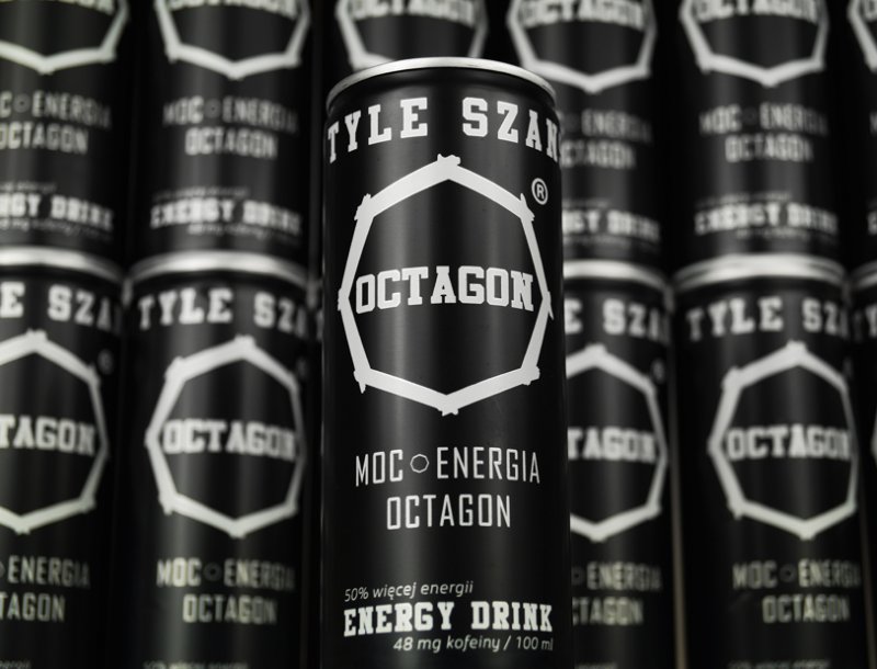 Energy Drink Octagon Tyle Szans Ile Odwagi  1 KOMPLET - 24 szt. (zgrzewka 23+1 gratis) 