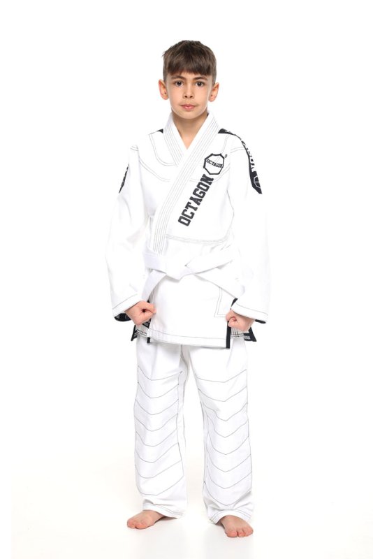 Kimono/GI do BJJ Octagon Caption kids white 