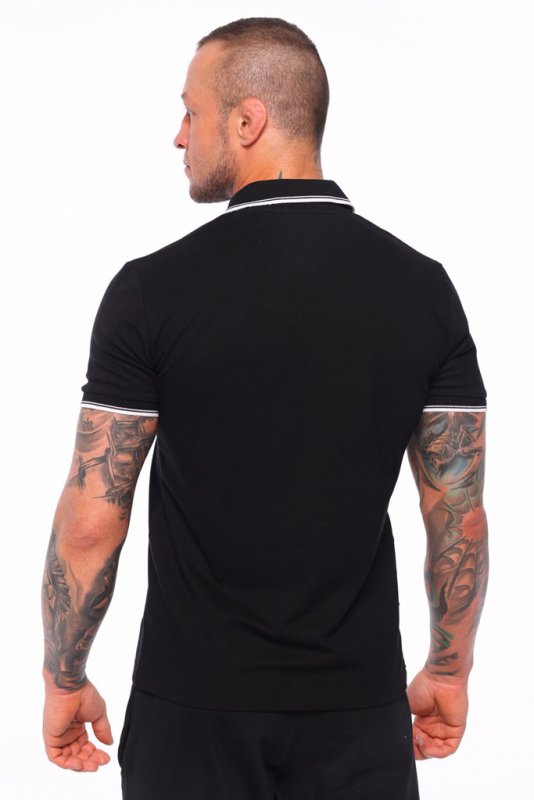 Koszulka Polo Octagon LINES black