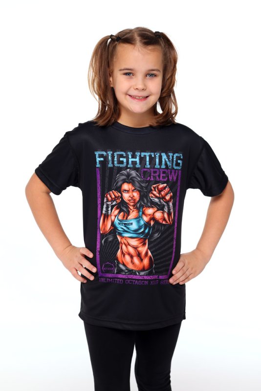 Koszulka sportowa dziecięca Octagon Fighting Crew
