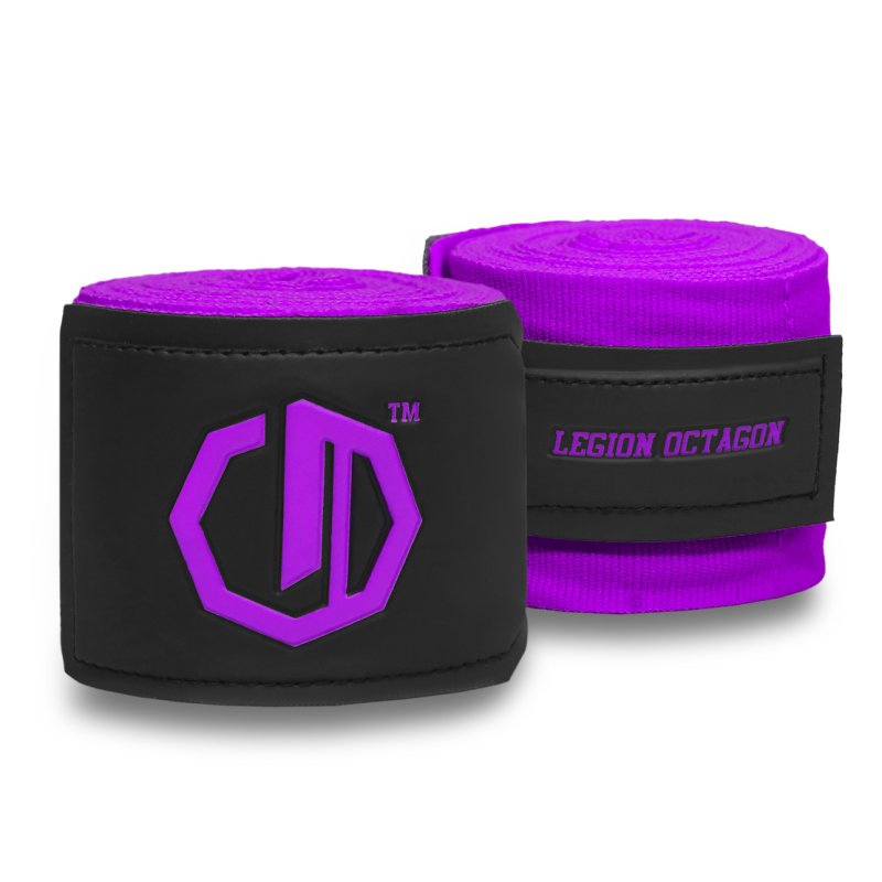 Owijki/Bandaże bokserskie Legion Octagon Supreme purple 4m