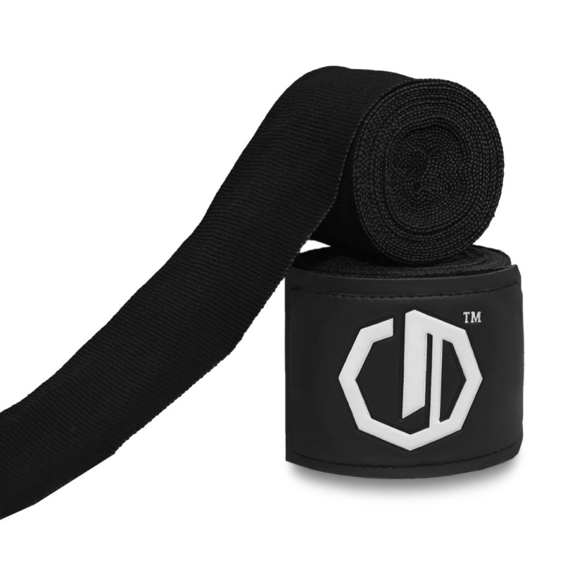 Owijki/Bandaże bokserskie Legion Octagon Supreme black/white 4m