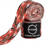 Owijki/Bandaże bokserskie Octagon 3m CAMO RED