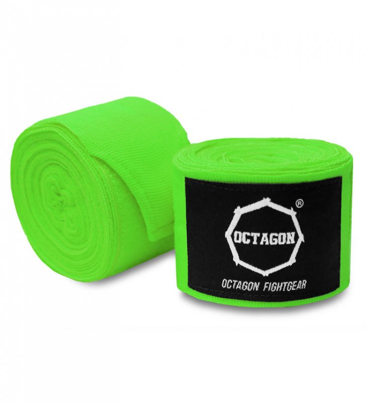 Owijki/Bandaże bokserskie Octagon Fightgear Standard 3m LIGHT GREEN