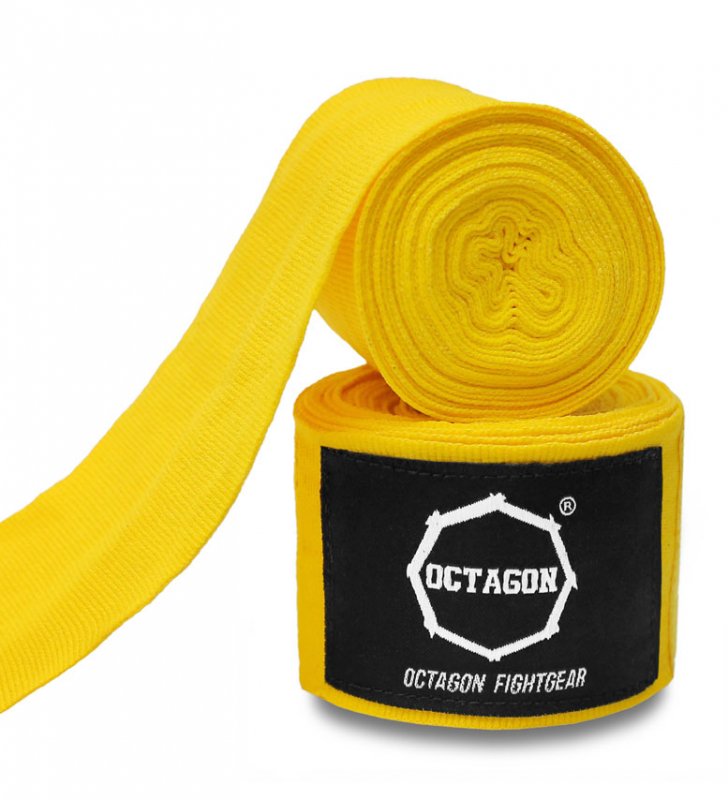  Owijki/Bandaże bokserskie Octagon Fightgear Standard 5m YELLOW