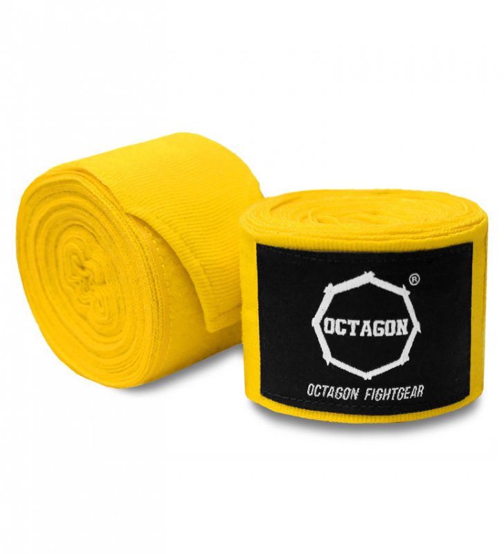  Owijki/Bandaże bokserskie Octagon Fightgear Standard 5m YELLOW